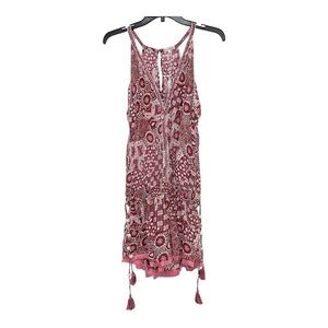 Poupette St Barth Nola Romper Red Tassel Size  Large